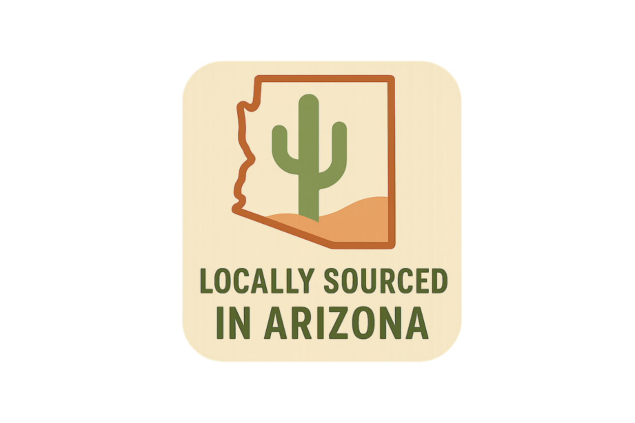 Generate small icon with "locally sourced in Arizona"